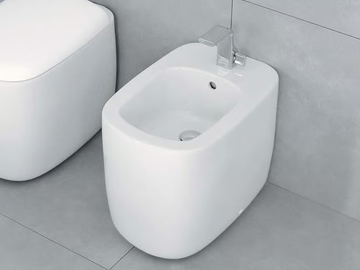 MONO' - Ceramic bidet with overflow by Ceramica Flaminia - view 2
